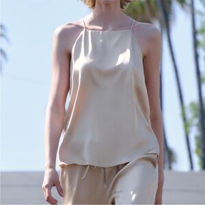 “ZARA” Satin Spaghetti Strap Tank Camisole